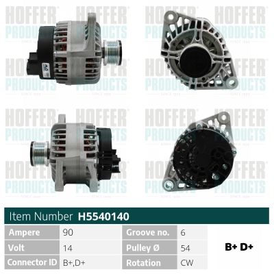 H5540140 HOFFER Генератор