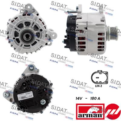 A12VA0132AS SIDAT Генератор