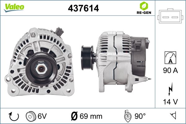 437614 VALEO Генератор