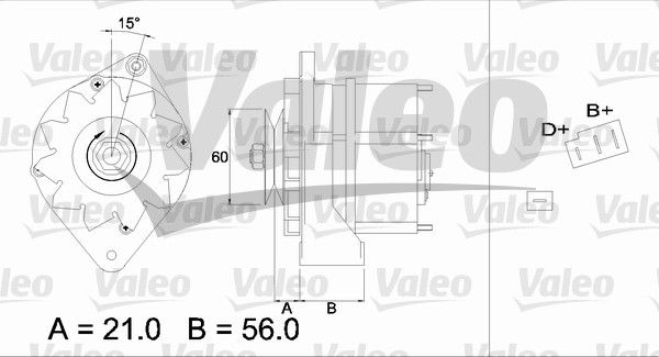 436196 VALEO Генератор