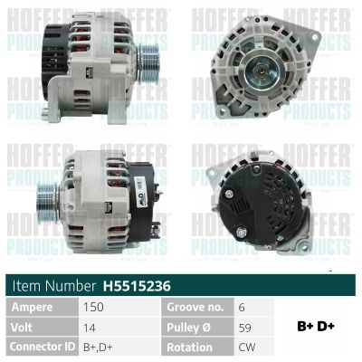 H5515236 HOFFER Генератор