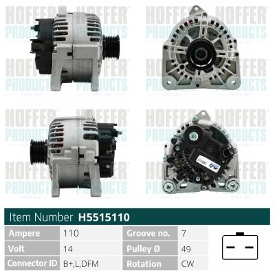 H5515110 HOFFER Генератор