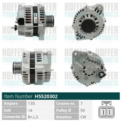 H5520302 HOFFER Генератор