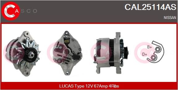CAL25114AS CASCO Генератор