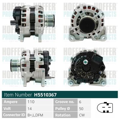 H5510367 HOFFER Генератор