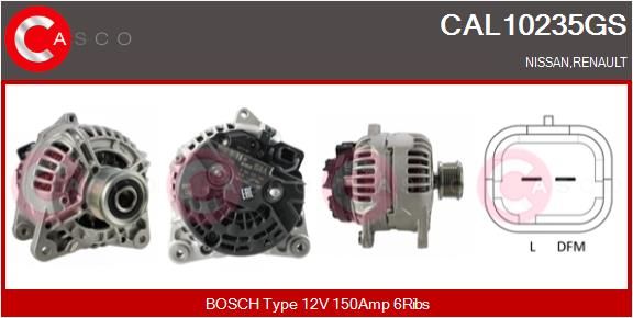 CAL10235GS CASCO Генератор