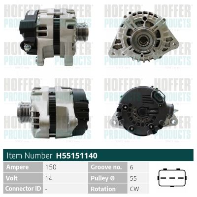 H55151140 HOFFER Генератор
