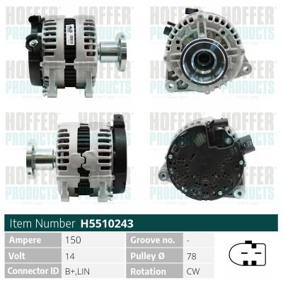 H5510243 HOFFER Генератор