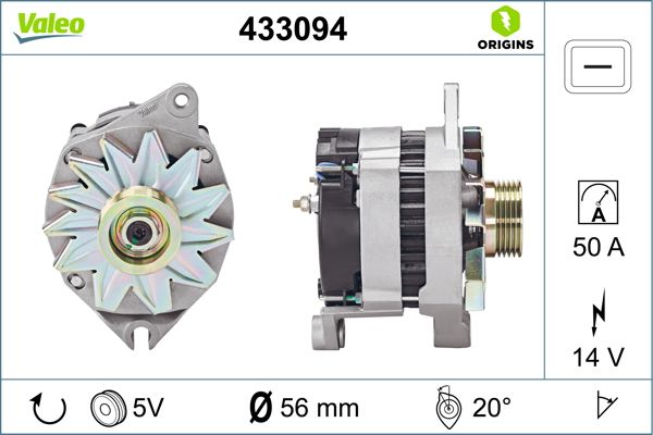 433094 VALEO Генератор