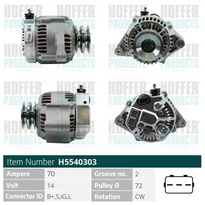H5540303 HOFFER Генератор