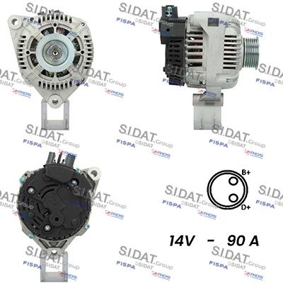 A12VA0521A2 SIDAT Генератор