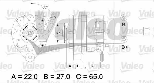 433430 VALEO Генератор
