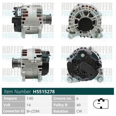 H5515278 HOFFER Генератор