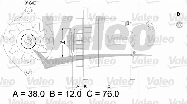 436511 VALEO Генератор