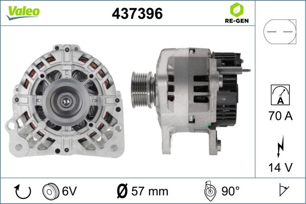 437396 VALEO Генератор