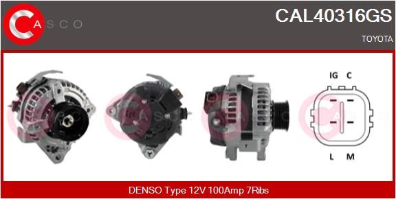 CAL40316GS CASCO Генератор