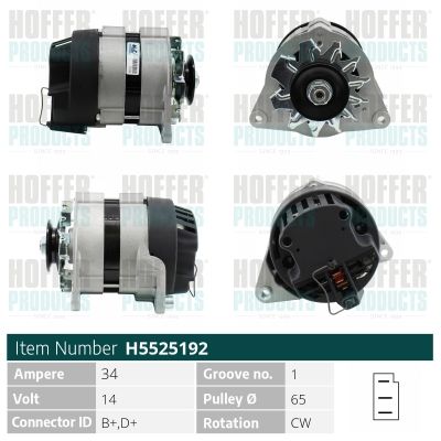 H5525192 HOFFER Генератор