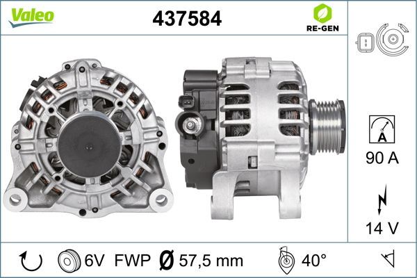 437584 VALEO Генератор