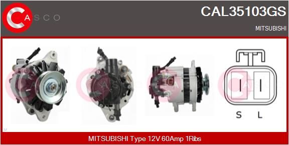 CAL35103GS CASCO Генератор
