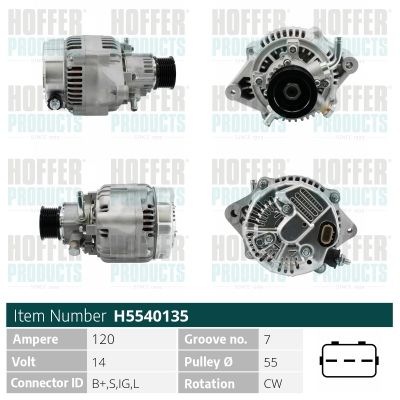 H5540135 HOFFER Генератор