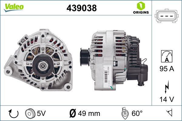 439038 VALEO Генератор