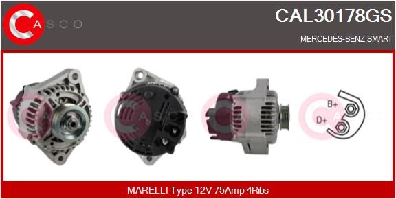 CAL30178GS CASCO Генератор