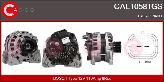 CAL10581GS CASCO Генератор