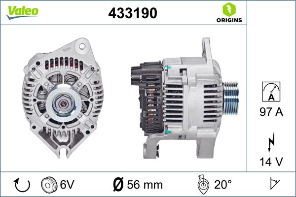 433190 VALEO Генератор
