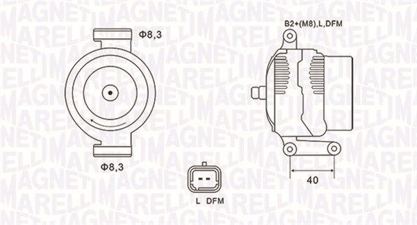 063731470010 MAGNETI MARELLI Генератор