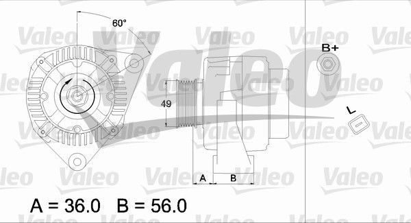 437226 VALEO Генератор