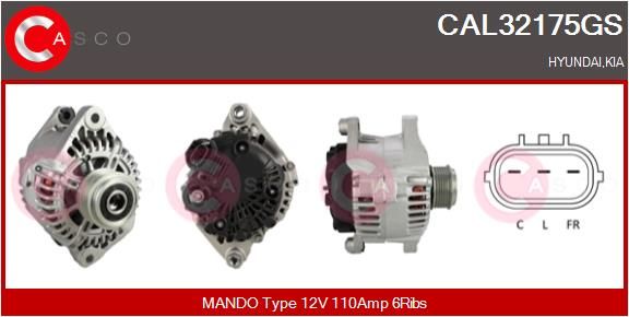 CAL32175GS CASCO Генератор
