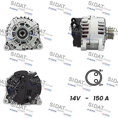 A12VA0076A2 SIDAT Генератор