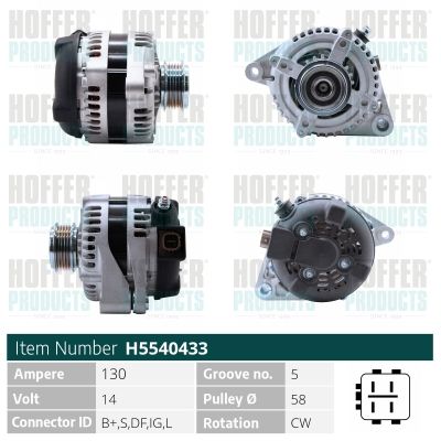 H5540433 HOFFER Генератор
