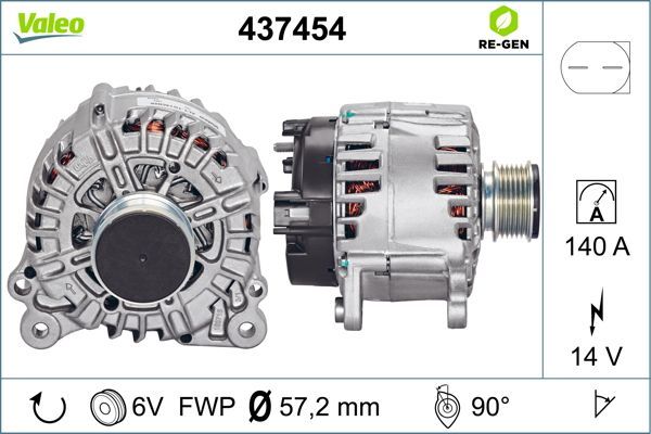 437454 VALEO Генератор