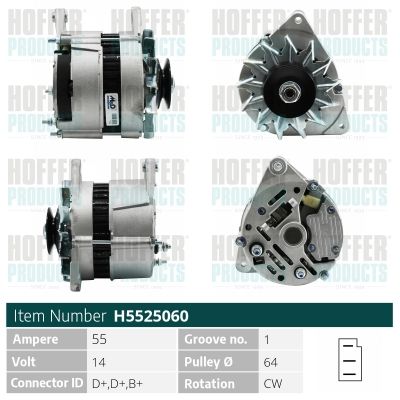 H5525060 HOFFER Генератор