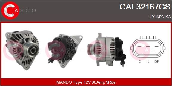 CAL32167GS CASCO Генератор