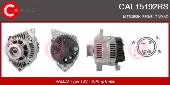 CAL15192RS CASCO Генератор
