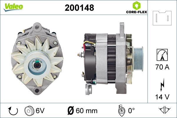200148 VALEO Генератор