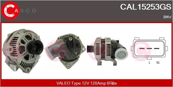 CAL15253GS CASCO Генератор