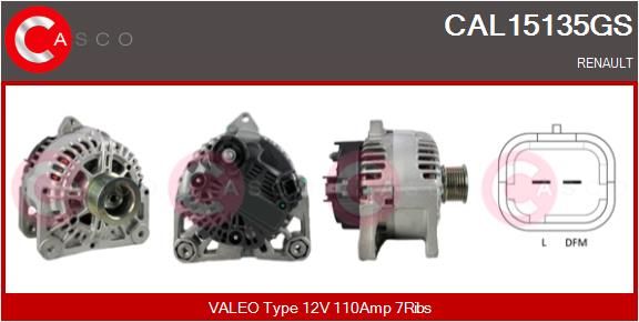 CAL15135GS CASCO Генератор