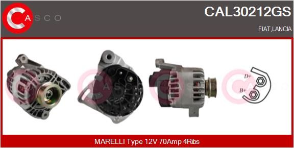 CAL30212GS CASCO Генератор