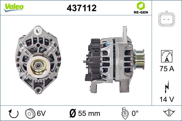 437112 VALEO Генератор