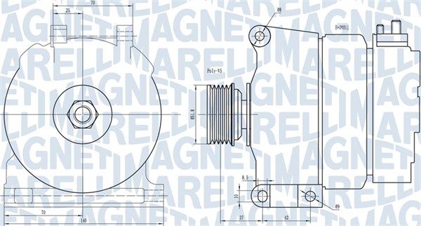 063731342010 MAGNETI MARELLI Генератор