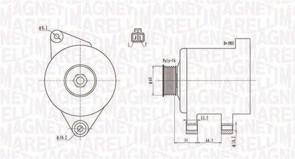 063732017010 MAGNETI MARELLI Генератор