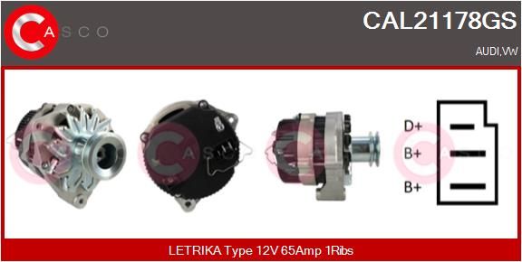 CAL21178GS CASCO Генератор