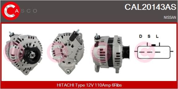 CAL20143AS CASCO Генератор