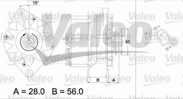 436148 VALEO Генератор