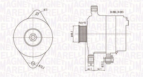 063732062010 MAGNETI MARELLI Генератор