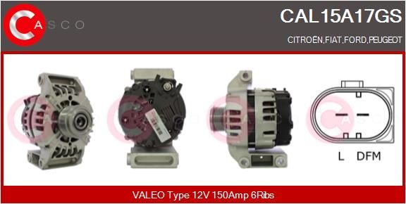 CAL15A17GS CASCO Генератор