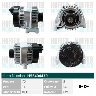 H5540443R HOFFER Генератор